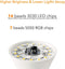 LED Lamp - Met Afstandsbediening - 1000 Lumen - 85W - 16 Kleuren