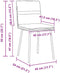vidaXL - Eetkamerstoelen - 2 - st - fluweel - bruin