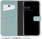Selencia Samsung Galaxy S24 - Echt Lederen Bookcase - 3 Pashouders - Air Blue