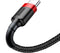 Baseus Cafule - Kabel USB / USB-C QC3.0 2A 200cm - Rood-Zwart