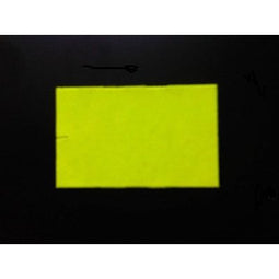 Klika - Etiket 2616 recht fluor geel permanent - 2 stuks