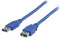 Nedis CCGP61010BU20 - USB 2.0 verlengkabel - 200cm - Blauw
