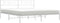 vidaXL - Bedframe - met - hoofdbord - metaal - wit - 180x200 - cm