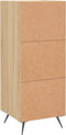 vidaXL - Dressoir - 34,5x34x90 - cm - bewerkt - hout - sonoma - eiken
