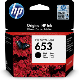 HP 653 - Inktcartridge - Zwart - 360 pagina's (1 stuk)