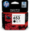 HP 653 - Inktcartridge - Zwart - 360 pagina's (1 stuk)