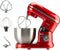 Bourgini Classic Kitchen Chef - Keukenmachine 1300W - 4.5L Mengkom - Rood