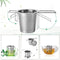 Filter voor Perfect Kopje Thee - RVS - Mooi Design - Set van 2