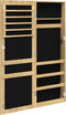 vidaXL - Sieradenkast - met - spiegel - wandgemonteerd - 37,5x10x106 - cm