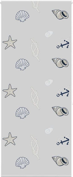 vidaXL - Doucherolgordijn - 100x240 - cm - stofbreedte - 96 - cm
