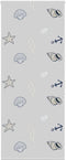 vidaXL - Doucherolgordijn - 100x240 - cm - stofbreedte - 96 - cm