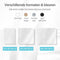 Dreamlab Dekbedovertrek set - 200 x 200/220 cm - Microvezel - Wit