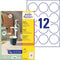 Avery - Productetiketten - Ø 60 mm - Wit (100 vel)