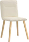 vidaXL - Eetkamerstoelen - 2 - st - linnen