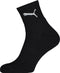 Puma short crew 3p unisex - Sportsokken - Volwassenen - black - 39-42