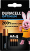 Duracell Optimum - AA-batterijen - Tot 200% langere levensduur - Multi-color (4 stuks)