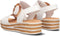Gabor 550.2 - Sandalen - Leer - Sleehak - Wit - Maat 38
