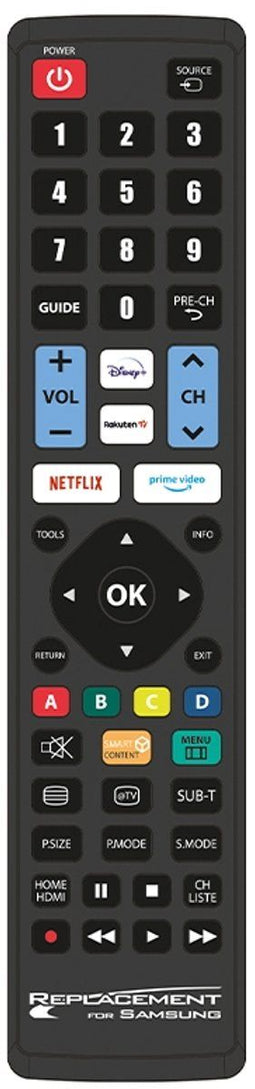 G.B.S. Elettronica - Vervangende afstandsbediening - Voor SAMSUNG TV's - Zwart