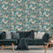 DUTCH - WALLCOVERINGS - Behang - Leopard - blauw - en - beige