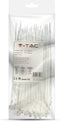 V-TAC Nylon Kabelbinder - 2,5x150mm - Wit - 100 stuks/verpakking