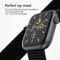 imoshion Nylon⁺ bandje - Geschikt voor Apple Watch 1, 2, 3, 4, 5, 6, 7, 8, 9, 10, SE, Ultra (2) - 44/45/46/49 mm - Zwart - One Size
