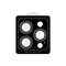 Mobstore iPhone 14 Pro / Pro Max - Camera Lens Protector - 9H Gehard Glas - Spacezwart