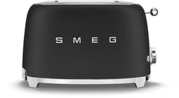 Smeg TSF01 - Broodrooster - 950W 2 sleuven 6 bruining-niveaus - Mat zwart