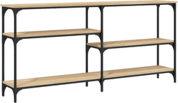 vidaXL - Wandtafel - 160x29x75 - cm - bewerkt - hout - sonoma - eikenkleurig