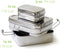 Lunchbox - RVS - 3 bakjes in 1
