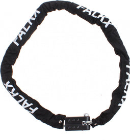 Falkx Kettingslot - Veiligheid - 7mm dik - 1200mm lang - Zwart