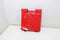 Clarijs fietstas dubbel L - PVC 40L - Uitsparing - Rood
