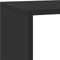 vidaXL - Kamerscherm - / - boekenkast - 3-laags - 137,5x29x103,5 - cm - hout - zwart