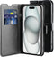 BeHello BookCase iPhone 15 Plus - Hoesje met Pasjeshouder - zwart