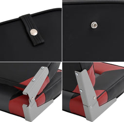 Bootstoel met hoge rugleuning inklapbaar 39x43x58 cm