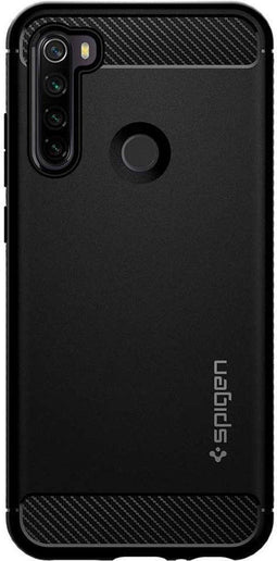 Spigen Redmi Note 8T - Rugged Armor - Mil-grade met Air Cushion Technology - Zwart