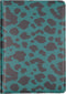 Tablet Hoes Geschikt voor Apple iPad 9 (2021) 9e generatie / Apple iPad 7 (2019) 7e generatie / Apple iPad 8 (2020) 8e generatie - 360° Draaibare Design Bookcase - Meerkleurig /Leopard Green