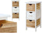Ladenkast Gift Decor Home - 3 lades - Hout - Wit Bruin 26 x 63 x 32 cm