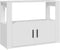 vidaXL Dressoir - 80x30x60 cm - bewerkt hout - wit