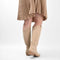 PS Poelman TOFU - Cowboylaarzen - Suède - Beige - Maat 39