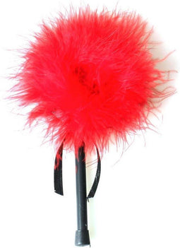 Feather Tickler with Marabou Red