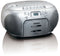 Lenco SCD-420 - Draagbare radio/CD-speler - FM radio en cassette - Zilver