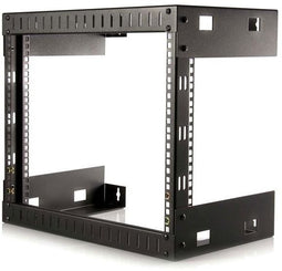 Startech.com RK812WALLO - 8U Open Frame Rack - Wandmontage 30cm diep - Zwart