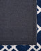SERRES - Laagpolig vloerkleed - Blauw - 160 x 230 cm - Polyester