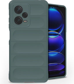 imoshion Hoesje - Geschikt voor Xiaomi Redmi Note 12 Pro Plus - EasyGrip Backcover - Donkergroen