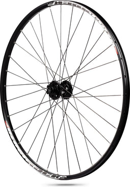Wielset Rodi Blackrock 27.5 / 584*23 - 8/9/10 speed - 32 spaken - QR - zwart