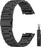 Metalen RVS Schakel Band Geschikt Voor Fitbit Charge 5 - Zwart