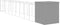 vidaXL - Hondenhok - met - ren - 165x1.067x181 - cm - staal - lichtgrijs
