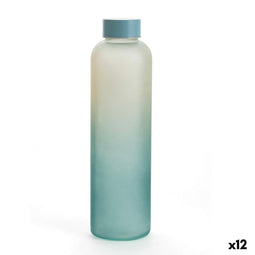 Quid Quidate - Waterfles 600 ml - Glas - Blauw (12 Stuks)