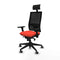 Bureaustoel met hoofdsteun Piqueras y Crespo 3D066G1 Donker oranje