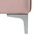 Bed Vierkant - Velvet Roze- 215x136x131cm - Richmond